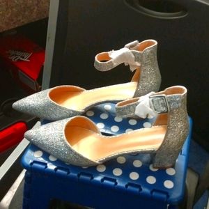 Silver glittery Brand New High Heels